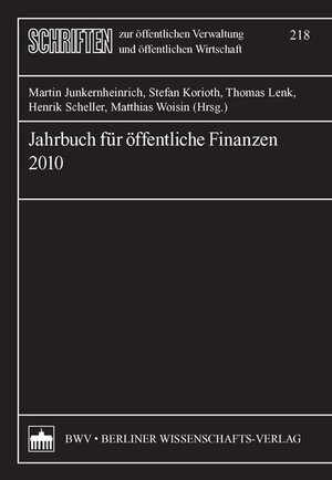 Buchcover Jahrbuch für öffentliche Finanzen 2010  | EAN 9783830525936 | ISBN 3-8305-2593-1 | ISBN 978-3-8305-2593-6