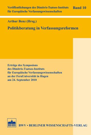Buchcover Politikberatung in Verfassungsreformen  | EAN 9783830527695 | ISBN 3-8305-2769-1 | ISBN 978-3-8305-2769-5
