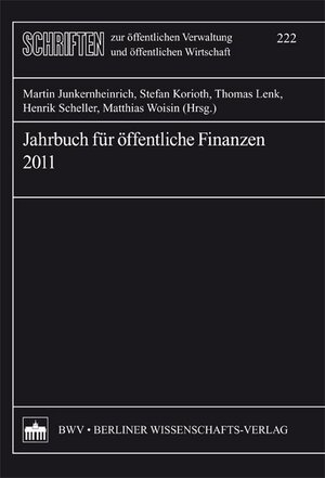 Buchcover Jahrbuch für öffentliche Finanzen 2011  | EAN 9783830527992 | ISBN 3-8305-2799-3 | ISBN 978-3-8305-2799-2