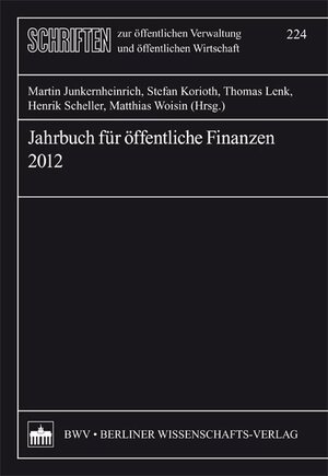 Buchcover Jahrbuch für öffentliche Finanzen (2012)  | EAN 9783830531043 | ISBN 3-8305-3104-4 | ISBN 978-3-8305-3104-3
