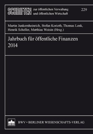 Buchcover Jahrbuch für öffentliche Finanzen (2014)  | EAN 9783830533887 | ISBN 3-8305-3388-8 | ISBN 978-3-8305-3388-7