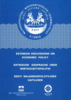 Buchcover Estnische Gespräche über Wirtschaftspolitik 2/2016  | EAN 9783830536697 | ISBN 3-8305-3669-0 | ISBN 978-3-8305-3669-7