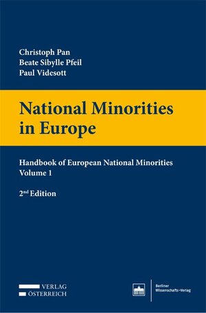 Buchcover National Minorities in Europe | Christoph Pan | EAN 9783830538660 | ISBN 3-8305-3866-9 | ISBN 978-3-8305-3866-0