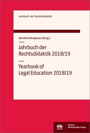 Buchcover Jahrbuch der Rechtsdidaktik 2018/19  | EAN 9783830541486 | ISBN 3-8305-4148-1 | ISBN 978-3-8305-4148-6