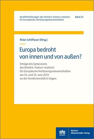 Buchcover Europa bedroht von innen und von außen?  | EAN 9783830542094 | ISBN 3-8305-4209-7 | ISBN 978-3-8305-4209-4