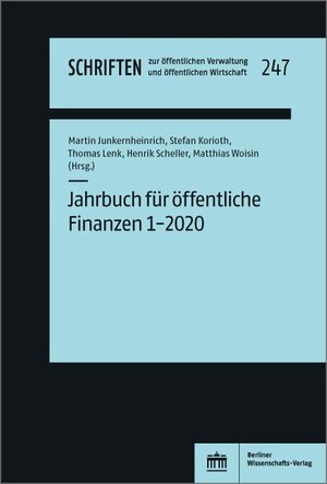 Buchcover Jahrbuch für öffentliche Finanzen (2020) 1  | EAN 9783830550419 | ISBN 3-8305-5041-3 | ISBN 978-3-8305-5041-9