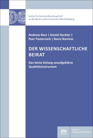 Buchcover Der Wissenschaftliche Beirat | Andreas Beer | EAN 9783830555650 | ISBN 3-8305-5565-2 | ISBN 978-3-8305-5565-0