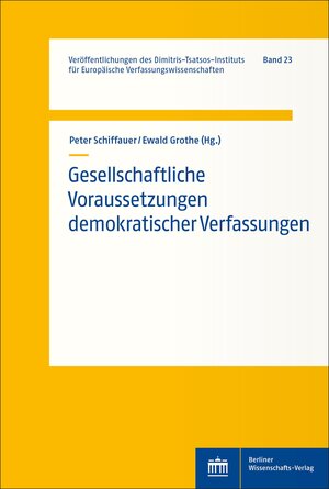 Buchcover Gesellschaftliche Voraussetzungen demokratischer Verfassungen  | EAN 9783830555780 | ISBN 3-8305-5578-4 | ISBN 978-3-8305-5578-0