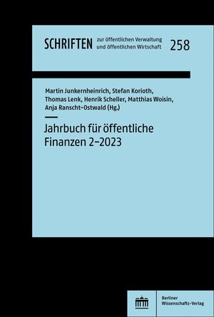 Buchcover Jahrbuch für öffentliche Finanzen (2023) 2  | EAN 9783830555872 | ISBN 3-8305-5587-3 | ISBN 978-3-8305-5587-2