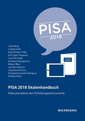 Buchcover PISA 2018 Skalenhandbuch | Julia Mang | EAN 9783830919964 | ISBN 3-8309-1996-4 | ISBN 978-3-8309-1996-4