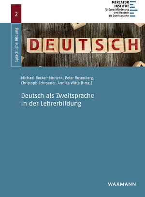 Buchcover Deutsch als Zweitsprache in der Lehrerbildung  | EAN 9783830933991 | ISBN 3-8309-3399-1 | ISBN 978-3-8309-3399-1