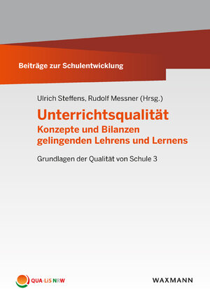 Buchcover Unterrichtsqualität  | EAN 9783830939375 | ISBN 3-8309-3937-X | ISBN 978-3-8309-3937-5