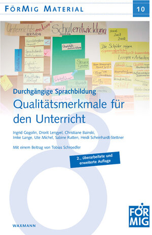 Buchcover Durchgängige Sprachbildung. Qualitätsmerkmale für den Unterricht | Ingrid Gogolin | EAN 9783830940807 | ISBN 3-8309-4080-7 | ISBN 978-3-8309-4080-7