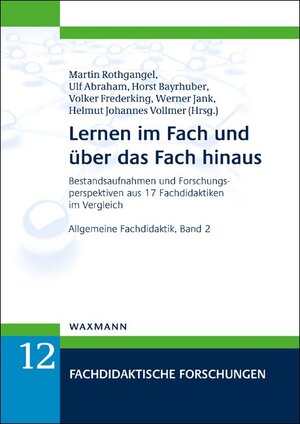 Buchcover Lernen im Fach und über das Fach hinaus  | EAN 9783830941224 | ISBN 3-8309-4122-6 | ISBN 978-3-8309-4122-4