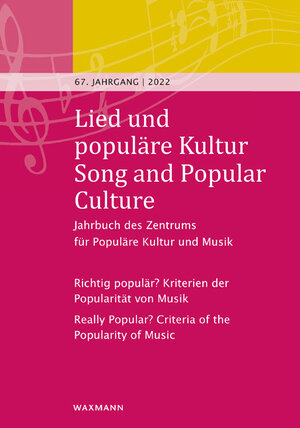 Buchcover Lied und populäre Kultur / Song and Popular Culture  | EAN 9783830946755 | ISBN 3-8309-4675-9 | ISBN 978-3-8309-4675-5