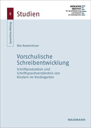 Buchcover Vorschulische Schreibentwicklung | Rita Balakrishnan | EAN 9783830992516 | ISBN 3-8309-9251-3 | ISBN 978-3-8309-9251-6