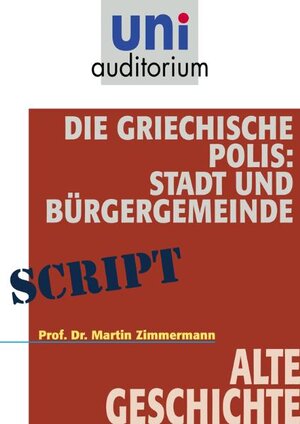 Buchcover Die griechische Polis | Martin Zimmermann | EAN 9783831256532 | ISBN 3-8312-5653-5 | ISBN 978-3-8312-5653-2