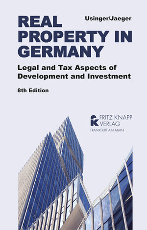 Buchcover Real Property in Germany  | EAN 9783831408788 | ISBN 3-8314-0878-5 | ISBN 978-3-8314-0878-8