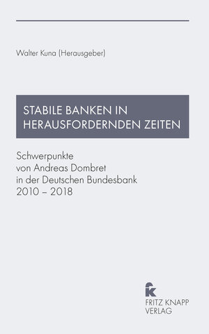Buchcover Stabile Banken in herausfordernden Zeiten  | EAN 9783831408986 | ISBN 3-8314-0898-X | ISBN 978-3-8314-0898-6