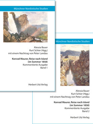 Buchcover Konrad Maurer, Reise nach Island (im Sommer 1858)  | EAN 9783831646777 | ISBN 3-8316-4677-5 | ISBN 978-3-8316-4677-7