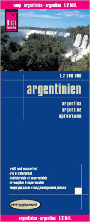 Reise Know-How Landkarte Argentinien (1:2.000.000): world mapping project