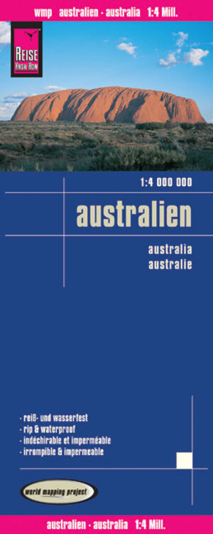 Reise Know-How Landkarte Australien (1:4.000.000): world mapping project