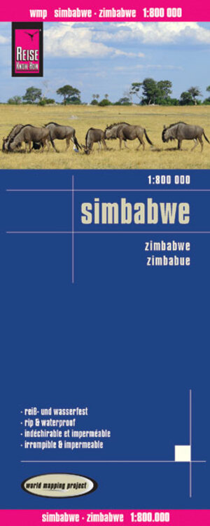 Buchcover Reise Know-How Landkarte Simbabwe (1:800.000) | Peter Rump Verlag | EAN 9783831772148 | ISBN 3-8317-7214-2 | ISBN 978-3-8317-7214-8