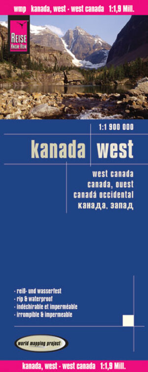 Buchcover Reise Know-How Landkarte Kanada West (1:1.900.000) | Peter Rump Verlag | EAN 9783831772155 | ISBN 3-8317-7215-0 | ISBN 978-3-8317-7215-5