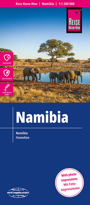 Buchcover Reise Know-How Landkarte Namibia (1:1.200.000) | Reise Know-How Verlag Peter Rump GmbH | EAN 9783831773138 | ISBN 3-8317-7313-0 | ISBN 978-3-8317-7313-8