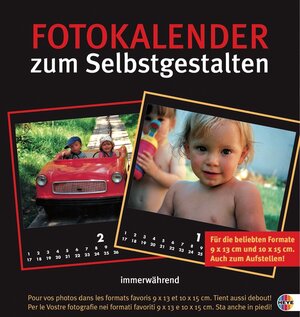 Fotokalender zum Selbstgestalten schwarz