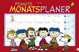 Peanuts Monatsplaner 2007.