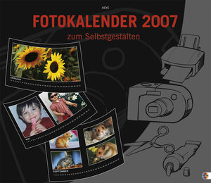 Fotokalender schwarz zum Selbstgestalten 2007.