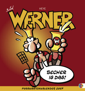 Werner 2007. Postkartenkalender mit Aufsteller