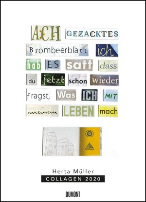 Buchcover Herta Müller: Collagen 2020 – Poster-Kalender – Format 49,5 x 68,5 cm | Herta Müller | EAN 9783832044695 | ISBN 3-8320-4469-8 | ISBN 978-3-8320-4469-5