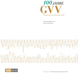 Buchcover 100 Jahre GVV Kommunalversicherung VVaG | EAN 9783832196417 | ISBN 3-8321-9641-2 | ISBN 978-3-8321-9641-7