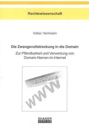 Die Zwangsvollstreckung in die Domain: Zur Pfändbarkeit und Verwertung von Domain-Namen im Internet