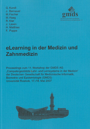 Buchcover eLearning in der Medizin und Zahnmedizin | Günther Kundt | EAN 9783832262099 | ISBN 3-8322-6209-1 | ISBN 978-3-8322-6209-9