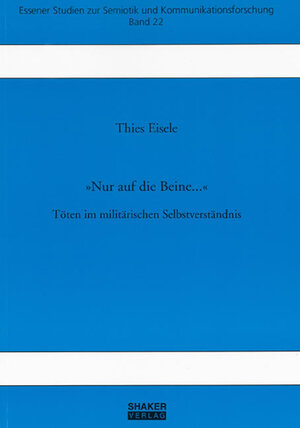 Buchcover 'Nur auf die Beine...' | Thies Eisele | EAN 9783832265557 | ISBN 3-8322-6555-4 | ISBN 978-3-8322-6555-7