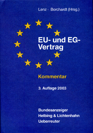 Buchcover EU- und EG-Vertrag  | EAN 9783832309930 | ISBN 3-8323-0993-4 | ISBN 978-3-8323-0993-0