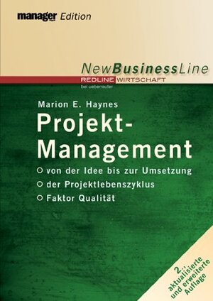 Buchcover Projekt-Management | Marion E Haynes | EAN 9783832309992 | ISBN 3-8323-0999-3 | ISBN 978-3-8323-0999-2