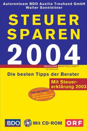 Buchcover Steuer sparen 2004 | Walter Sonnleitner | EAN 9783832310448 | ISBN 3-8323-1044-4 | ISBN 978-3-8323-1044-8