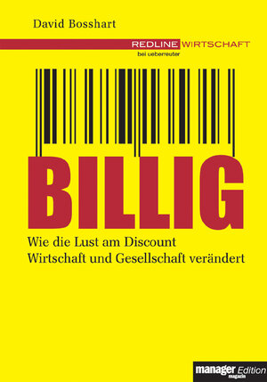 Buchcover Billig | David Bosshart | EAN 9783832310615 | ISBN 3-8323-1061-4 | ISBN 978-3-8323-1061-5