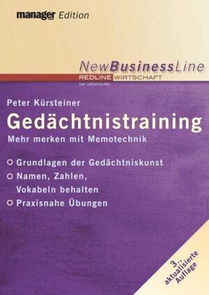 Buchcover Gedächtnistraining | Peter Kürsteiner | EAN 9783832310790 | ISBN 3-8323-1079-7 | ISBN 978-3-8323-1079-0