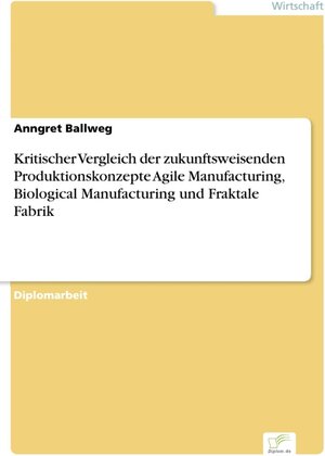 Kritischer Vergleich der zukunftsweisenden Produktionskonzepte Agile Manufacturing, Biological Manufacturing und Fraktale Fabrik