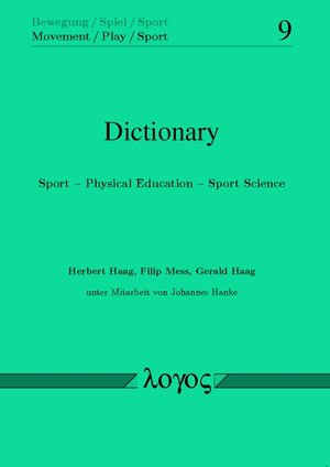 Buchcover Dictionary | Herbert Haag | EAN 9783832531621 | ISBN 3-8325-3162-9 | ISBN 978-3-8325-3162-1