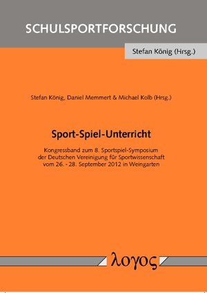 Buchcover Sport-Spiel-Unterricht  | EAN 9783832532239 | ISBN 3-8325-3223-4 | ISBN 978-3-8325-3223-9