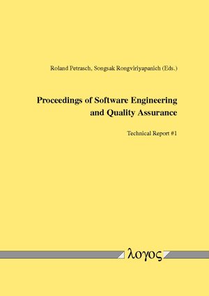 Buchcover Proceedings of Software Engineering and Quality Assurance  | EAN 9783832533991 | ISBN 3-8325-3399-0 | ISBN 978-3-8325-3399-1