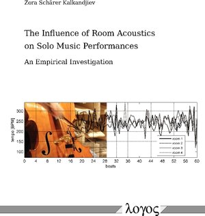 Buchcover The Influence of Room Acoustics on Solo Music Performances | Zora Schärer Kalkandjiev | EAN 9783832541453 | ISBN 3-8325-4145-4 | ISBN 978-3-8325-4145-3