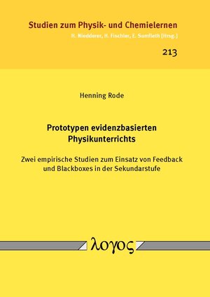 Buchcover Prototypen evidenzbasierten Physikunterrichts | Henning Rode | EAN 9783832543891 | ISBN 3-8325-4389-9 | ISBN 978-3-8325-4389-1