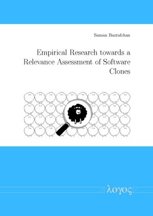 Buchcover Empirical Research towards a Relevance Assessment of Software Clones | Saman Bazrafshan | EAN 9783832545093 | ISBN 3-8325-4509-3 | ISBN 978-3-8325-4509-3